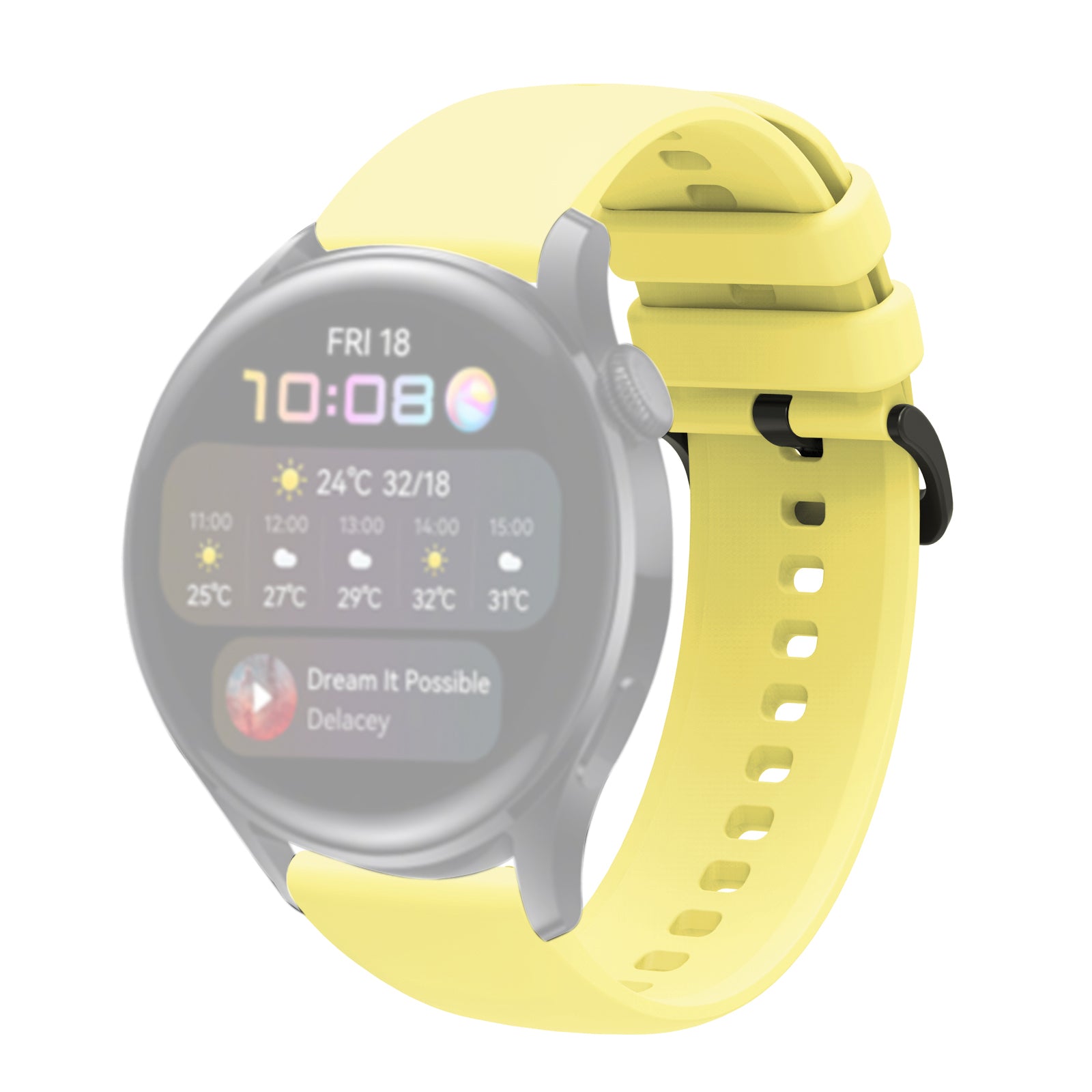 Waterproof Sports Solid Color 22mm Silicone Watch Strap for Samsung Gear S3 Huawei Watch 3 Waterproof Sports Solid Color 22mm Silicone Watch Strap for Samsung Gear S3 Huawei Watch 3